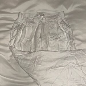 Abercrombie & Fitch Cream Wide Leg Pants